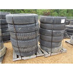 (12) MISC SIZE TRUCK TIRES