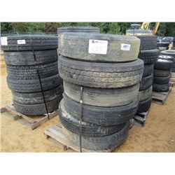 (12) MISC SIZE TRUCK TIRES