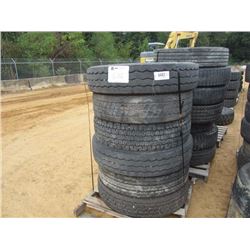 1 LOT MISC SIZE TRUCK TIRES