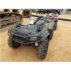 2005 POLARIS SPORTSMAN 550 4 WHEELER, VIN/SN:4XAZX55A55A115330 - ON DEMAND AWD, WINCH, METER READING