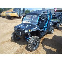 2014 POLARIS RZR4 800 UTV, VIN/SN:4XAXE7EA1EF273034 - TRUE 4X4, CREW CAB, EFI HIGH OUTPUT, EPS, WIND