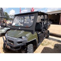 2010 POLARIS RANGER 800 EFI UTV, VIN/SN:4XAWH76AXB2181201 - CREW CAB, GAS ENGINE, EFI, CANOPY, REAR 