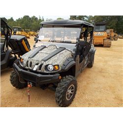 CUB CADET CHALLENGER F750 UTV, VIN/SN:LWGMDWZ13GA000485 - 4X4, WINCH, ELECTRIC POWER STEERING, CREW 