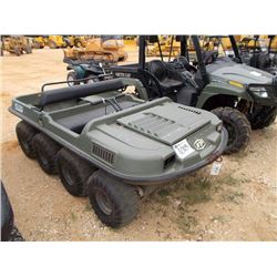 ARGO ATV, VIN/SN:RB12256 - 8X8, AMPHIBIOUS, B&S 18HP V-TWIN ENGINE, METER READING 167 HOURS