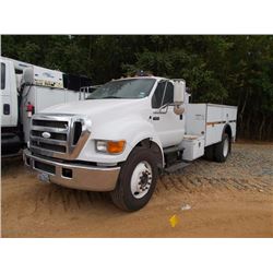 2006 FORD F650 SERVICE TRUCK, VIN/SN:3FRNF65F86V385086 - CUMMINS DIESEL ENGINE, A/T, TOOL BODY, DOWN