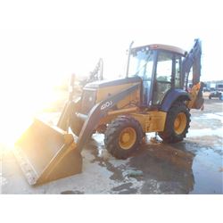 2010 JOHN DEERE 410J LOADER BACKHOE, VIN/SN:180053 - 4X4, GP BUCKET, 30" HOE BUCKET, ECAB W/AIR, MET