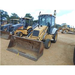 FORD 655E LOADER BACKHOE, VIN/SN:03100420 -GP BUCKET, 24" HOE BUCKET, ECAB W/AIR, METER READING 4,16