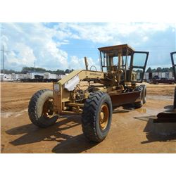 CAT 12G MOTOR GRADER, VIN/SN:61M5918 - 13' MOLDBOARD W/TIP CONTROL, ECAB W/AIR, 14.00-24 TIRES, METE