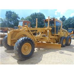 CHAMPION 710A VHP MOTOR GRADER, VIN/SN:027019 - 12' HYD MOLDBOARD W/TIP CONTROL, SCARIFIER, ECAB W/A