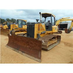 2012 JOHN DEERE 700K LGP CRAWLER TRACTOR, VIN/SN:222131 - 6 WAY BLADE, CANOPY, METER READING 4,158 H