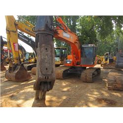 DOOSAN DX255LC HYDRAULIC EXCAVATOR, VIN/SN:006289 - GENESIS GXP 3004 SHEAR, ECAB W/AIR, BACK UP CAME