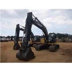 2012 JOHN DEERE 210GLC HYDRAULIC EXCAVATOR, VIN/SN:520017 - 9' 6" STICK, 48" BUCKET, HYDRAULIC THUMB