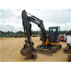 2013 JOHN DEERE 60D MINI HYDRAULIC EXCAVATOR, VIN/SN:281593 - 6' STICK, 22" BUCKET, 11" BUCKET, QUIC