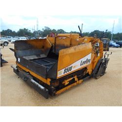 LEEBOY 8500 PAVER, VIN/SN:1041200004070 - DIESEL ENGINE, HIGH DECK, LEGAND SCREED SYSTEM, TRACK TYPE