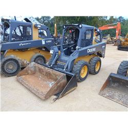 2012 JOHN DEERE 318D SKID STEER LOADER, VIN/SN:223817 - WHEEL, GP BUCKET W/ TEETH, CANOPY, METER REA
