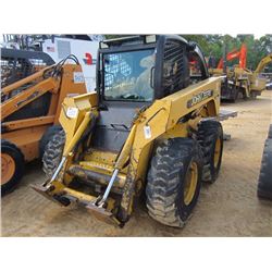 JOHN DEERE 260 SKID STEER LOADER, VIN/SN:91806 - WHEEL, ECAB W/AIR, EXTRA SET OF GROUSER TRACKS, MET