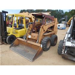 CASE 1845C SKID STEER LOADER, VIN/SN:7387 -WHEELED, GP BUCKET, CANOPY, METER READING 8,121 HOURS
