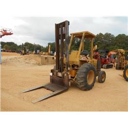 CASE 534 FORKLIFT, VIN/SN:5310526 - 5' FORKS, CANOPY, 16.9-24 FRONT TIRES, METER READING 6,456 HOURS