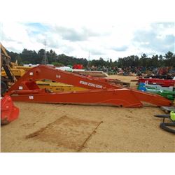 HITACHI 50' LONG REACH BOOM & STICK W/40" BUCKET, FITS ZX200/ZX210