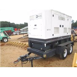 CAT/OLYMPIAN XQ75 GENERATOR, VIN/SN:NPF00532 - MTD ON T/A TRAILER, METER READING 5,606 HOURS (BILL O