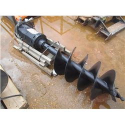 HYDRAULIC AUGER ATTACHMENT, W/18" BIT