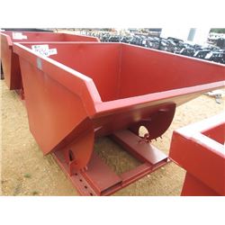 STANDARD DUTY 2 CU YD SELF DUMPING HOPPER, 4,000# CAP