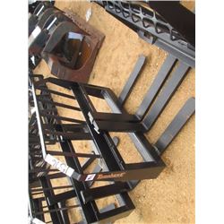 (UNUSED) TOMAHAWK FORK FRAME W/42" FORKS, FITS SKID STEER LOADER