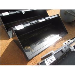 (UNUSED) TOMAHAWK 66" SMOOTH BUCKET, FITS SKID STEER LOADER