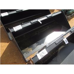 (UNUSED) TOMAHAWK 72" SMOOTH BUCKET, FITS SKID STEER LOADER
