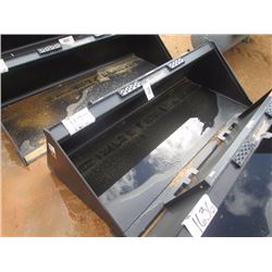 (UNUSED) TOMAHAWK 72" SMOOTH BUCKET, FITS SKID STEER LOADER
