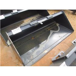 (UNUSED) TOMAHAWK 72" SMOOTH BUCKET, FITS SKID STEER LOADER
