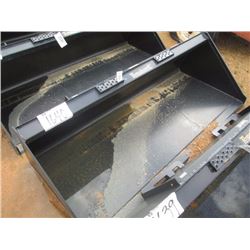 (UNUSED) TOMAHAWK 72" SMOOTH BUCKET, FITS SKID STEER LOADER