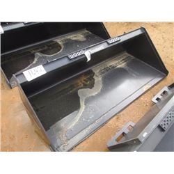 (UNUSED) TOMAHAWK 72" SMOOTH BUCKET, FITS SKID STEER LOADER