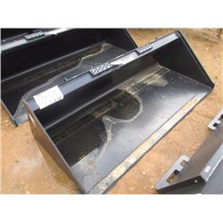 (UNUSED) TOMAHAWK 72" SMOOTH BUCKET, FITS SKID STEER LOADER
