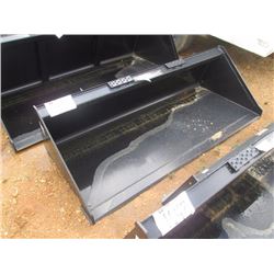 (UNUSED) TOMAHAWK 72" SMOOTH BUCKET, FITS SKID STEER LOADER