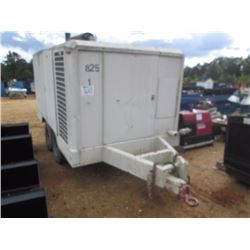INGERSOLL RAND 525CFM AIR COMPRESSOR, - CUMMINGS DIESEL ENGINE, MTD OF T/A TRAILER (DOES NOT RUN)