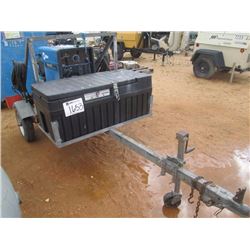 MILLER BOBCAT 225 WELDER/ GENERATOR, - CC/CV, AC/DC, 8,000 WATT, MTD ON S/A TRAILER