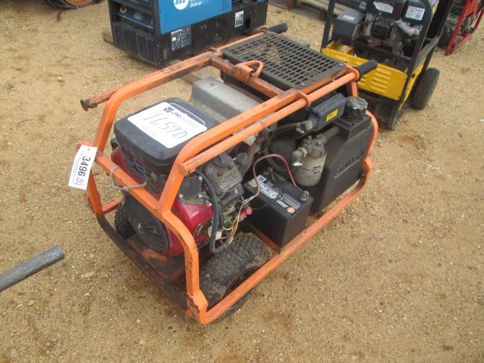 STANLEY HYDRAULIC POWER UNIT, 18 HP BRIGGS & STRATTON ENGINE, METER