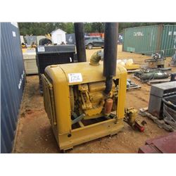 DETROIT DIESEL ENGINE, MTD ON FRAME W/COOLING SYSTEM