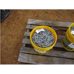5 GALLON BUCKET OF CHAIN