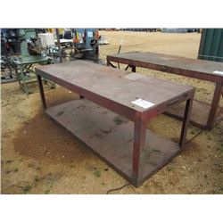 3' X 8' METAL TABLE