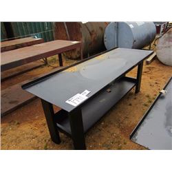 29.5" X 90" HEAVY DUTY WORK BENCH W/ SELF