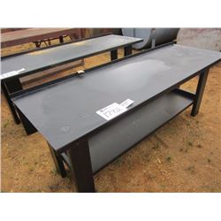 29.5" X 90" HEAVY DUTY WORK BENCH W/ SELF