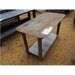 HEAVY DUTY 30X57 WELDING SHOP TABLE W/ SHELF