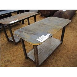 HEAVY DUTY 30X57 WELDING SHOP TABLE W/ SHELF