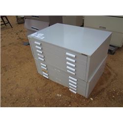 (2) 5 DRAWER FILE CABINET