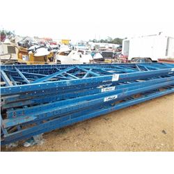 1 LOT 20' X 3" CHANNEL IRON FRAME SUPPORT
