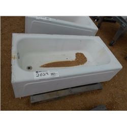 BATHTUB, CAST IRON W/ENAMEL FINISH