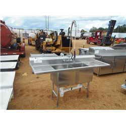 24" X 72" STAINLESS STEEL SINK