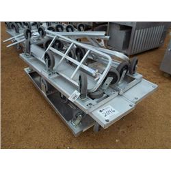 1 LOT ALUMINUM CARTS 18" X 60"